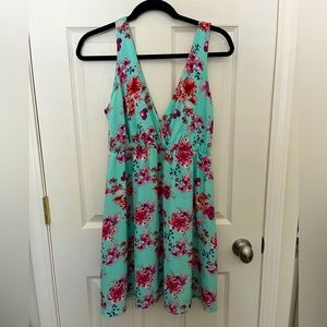 Floral mini dress